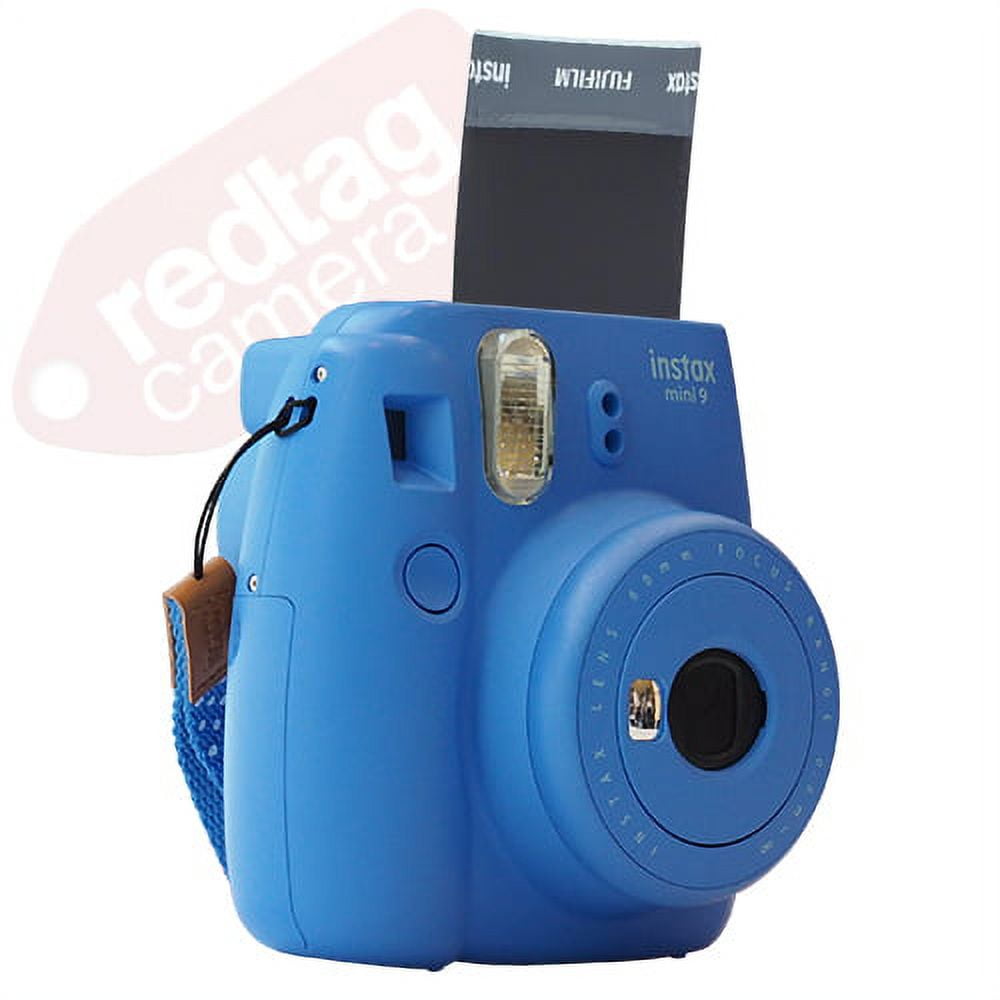 Cobalt Blue Fuji Instax Mini 9 Film Camera Collectors Instant Fujifilm  Camera 