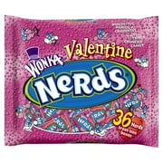Wonka Nerds: Valentine Cherry & Punch/Strawberry & Punch Candy, 36 ct
