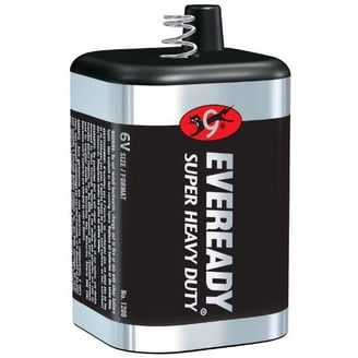 Eveready Super Heavy Duty Battery, 9V Carbon Zinc Alkaline, Long