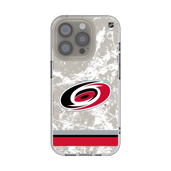 Carolina Hurricanes iPhone Stripe Clear Ice Case