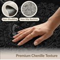 thumbnail image 6 of ODIKA 8'x10' Washable Area Rug Non-Slip Chair-Friendly Mat Gothic Goth Academia Vintage Moth Motif Border Traction Boho Flowing Dynamic for Dining Room, Large Office, Lounge, 6 of 7