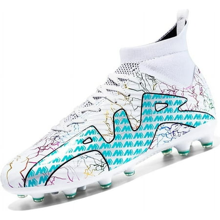 

Men’s Soccer Shoes Cleats Football Boots Professional Training Outdoor Indoor Sneaker High-Top Spike Breathable Athletic