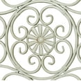 thumbnail image 4 of Merano II Traditional Ivory Openwork Scrolling Decorative Metal Wall Grille Sculpture, 4 of 5