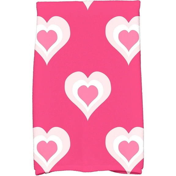 Simply Daisy 18" x 30" Valentine Print Kitchen Towel