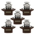 thumbnail image 3 of 5PCS Mini Push Button Catch Drawer Cupboard Door Knob Lock, 3 of 11