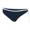 thumbnail image 2 of Women's G-III 4Her by Carl Banks Navy New England Patriots Perfect Match Bikini Bottom, 2 of 3