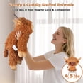 thumbnail image 4 of Peluche pesado Bobbie & Laxi Highland Cow, 2,04 kg, 4 of 8