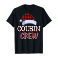 thumbnail image 1 of Parejas Camisas Navideñas Para Hombres Mujeres O-Cuello Manga Corta Feliz Navidad Dibujos Animados Imprimir Familia Tops Odeerbi  ODB205905, 1 of 3