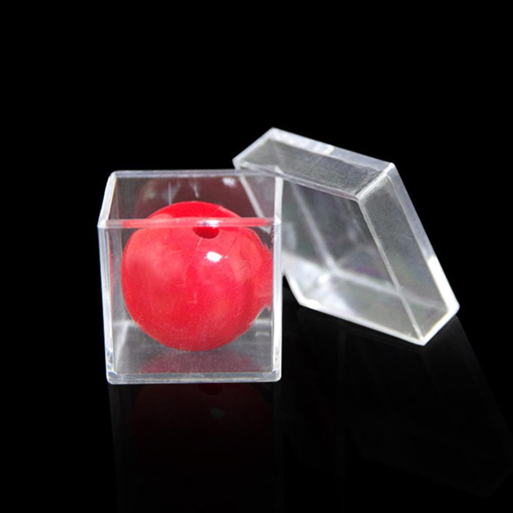 Ball Through Box Illusion Magic Conjuring Prop Magician Trick Game Toys 