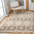 thumbnail image 3 of SAFAVIEH Wyndham Skylar Geometric Wool Area Rug, Natural/Multi, 2'6" x 4', 3 of 12