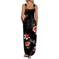 thumbnail image 4 of SMihono Robe Maxi Bohème d'Été pour Femmes Grande Taille Design Décontracté Robe Longue Sans Manches Col en V Robe de Plage, 4 of 5