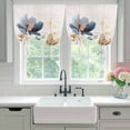 thumbnail image 4 of Spring Summer Wildflowers Balloon Curtains for Windows, Bedroom Curtains 54 Inch Length, Farmhouse Retro Floral Botanical Tie Up Curtains Panels Thermal Insulated Bathroom Curtains Window 42"x54", 4 of 8