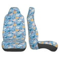 thumbnail image 5 of Haiem Cute Chickens and Flowers Printed Car Seat Covers Set of 2, Universal Fit Car Seat Covers,Protective Seat Covers,Comfortable Car Seat Covers, Easy Installation Seat Covers, Vehicle Seat Covers, 5 of 9