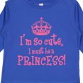 thumbnail image 4 of Inktastic So Cute Princess Girls Long Sleeve Toddler T-Shirt, 4 of 5