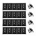thumbnail image 3 of Eapele 20pcs Deck Railing Brackets Connectors for 2x4 Railing Wood Post with 120pcs Wood Screws, 3 of 4