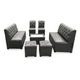 thumbnail image 1 of Sala Lounge Capitonada Gris Minimalista Moderna Sillones Puff Dimobeler Sala Capitonada, 1 of 2