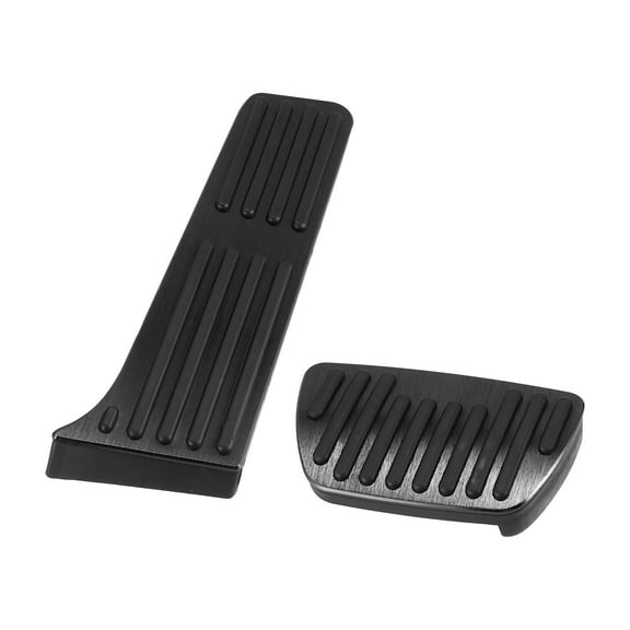 1 Set Anti Slip Brake and Gas Accelerator Pedal Covers Foot Pedal Pads for Toyota RAV4 Avalon Camry Highlander Black