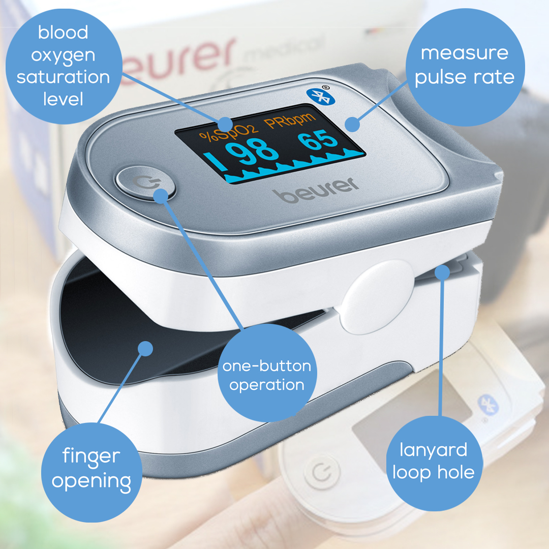 Beurer PO60 Bluetooth Fingertip Pulse Oximeter photo 2