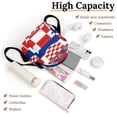thumbnail image 3 of Flag Of Croatia At The UN Small Backpack Cute Mini Backpacks For Woman Lightweight Daypacks, 3 of 8