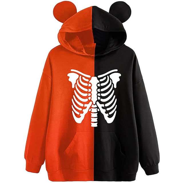 Blusa informal de manga larga con estampado de Halloween para mujer Fridja ghj987+2373
