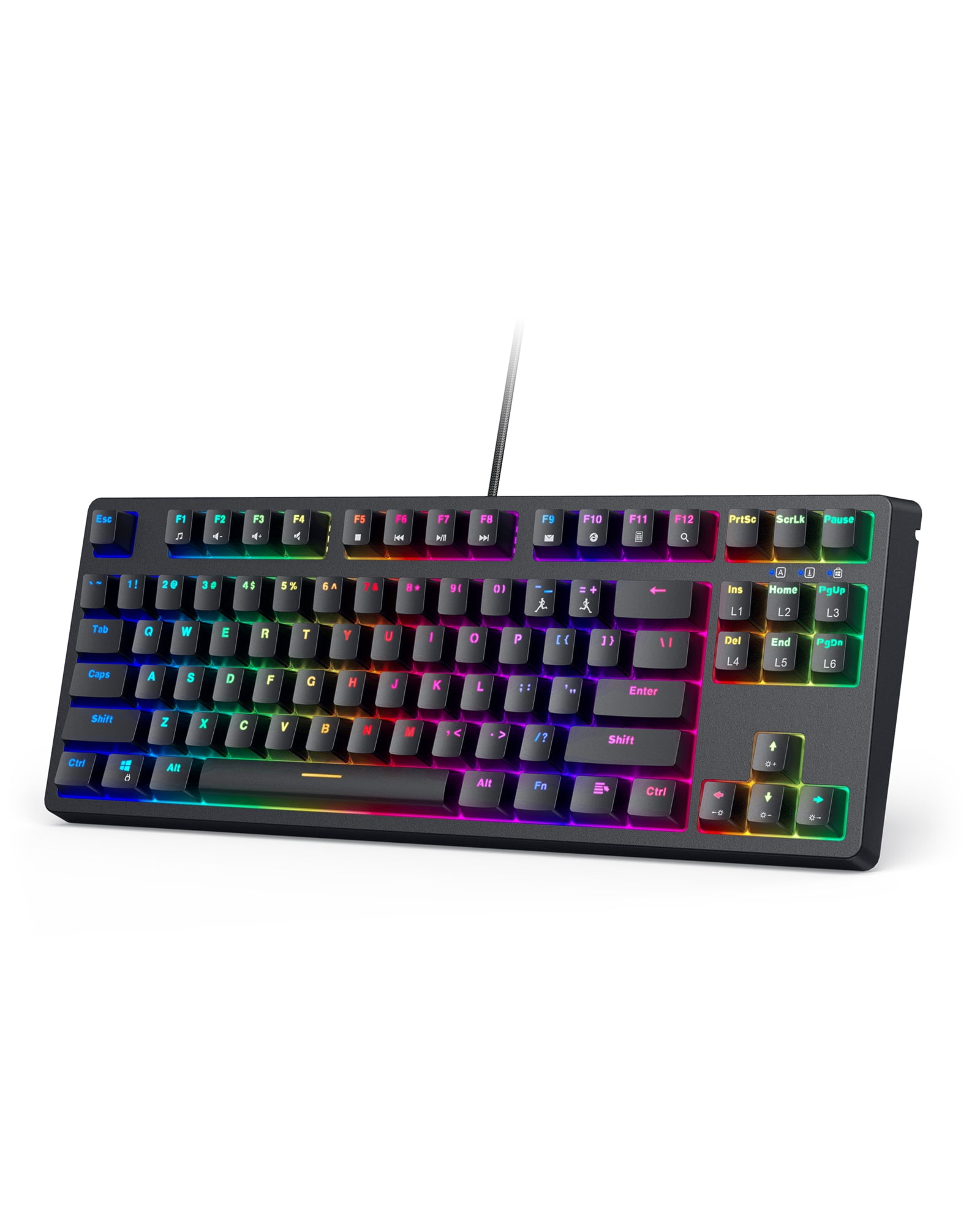 салфетка сух издавам MOTOSPEED CK104 Mechanical Gaming Keyboard Wired USB Colorful LED Backlight  Gaming Keyboard with 104 Keys for Portuguese Red Switches - Walmart.com