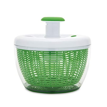 Farberware Pro Pump Salad Spinner, Large 6.65 quart, Green
