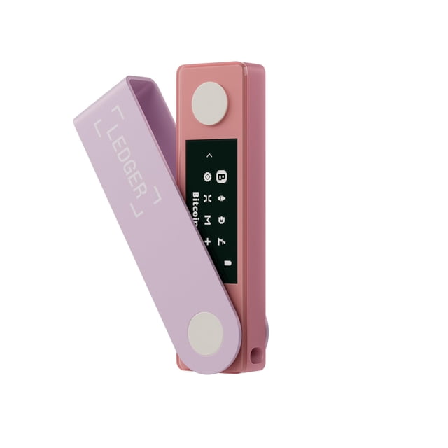 Cartera de hardware Ledger Nano X con Bluetooth, color rosa