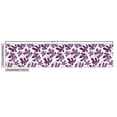 thumbnail image 3 of Ambesonne Leafy Design Fabric by the Yard Upholstery, Simple Dreamy Leaves, 10 Yards, Eggplant Pale Blue Ivory, 3 of 5