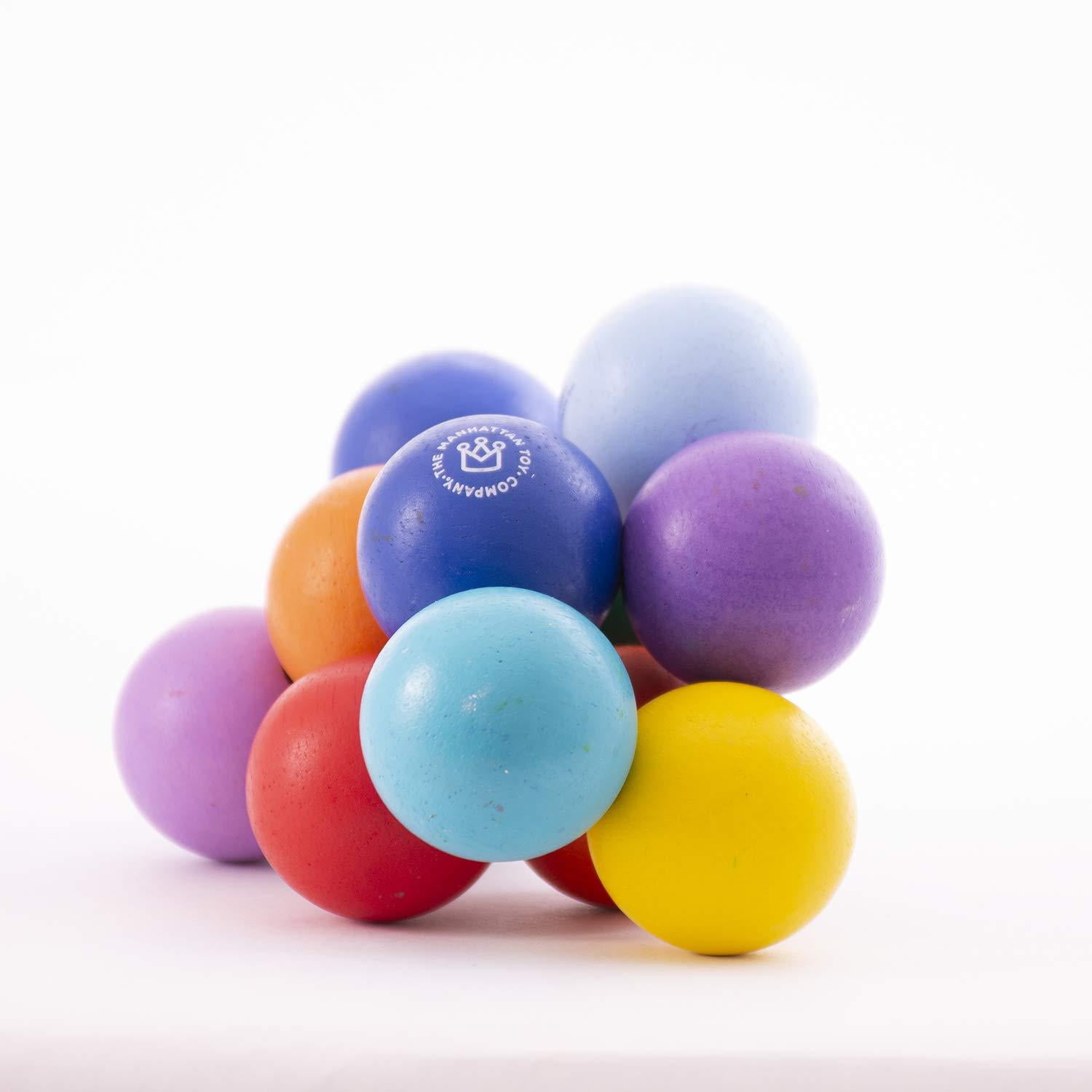 manhattan toy classic baby beads wood rattle