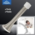 thumbnail image 2 of 12 Pack Spring Door Stopper with Rubber Bumper 3-1/8" Flexible Heavy Duty Wall Door Stop Low Mounted Bumper for Home (Satin Nickel), 2 of 7
