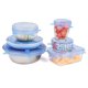 thumbnail image 1 of Tapas de silicona reutilizables NQ 6 piezas expandibles sin BPA, 1 of 5