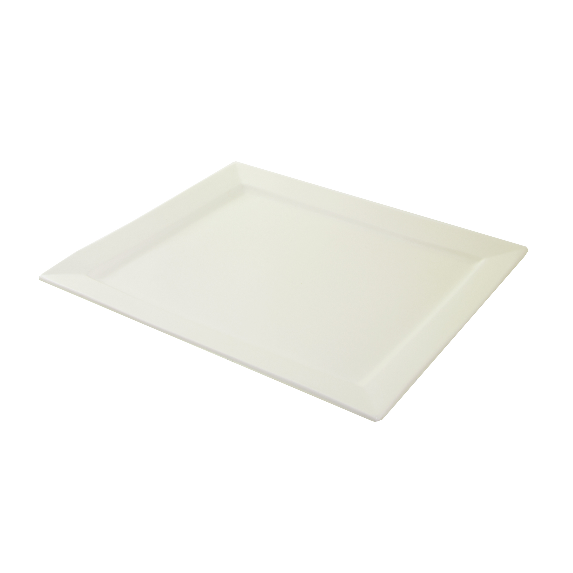 10 Strawberry Street Whittier 17" x 15" Rectangle Platters, Set of 2, White