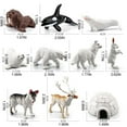 thumbnail image 2 of 10Pcs Arctic Circle Ocean Sea Animal Figurines Set - Animal Learning Models Figures  Great Christmas New Year Birthdays Gift For Children, 2 of 8