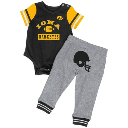 - Iowa Hawkeyes Colosseum Infant Boys MVP One Piece Outfit and Sweatpants Set