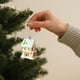 thumbnail image 4 of Juego de Adornos Navideños de Cristal con Diseño de Muñeco de Nieve y Árbol para Decorar El Hogar En Las Fiestas., 4 of 6
