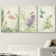 thumbnail image 2 of wall26 Canvas Print Wall Art Set Flamingo &amp; Hummingbird with Typography Animals Wildlife Watercolor Modern Art Rustic Colorful Multicolor Pastel for Living Room, Bedroom, Office - 24"x36&quo, 2 of 5