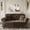 Brown, variant on Alvantor 63" Loveseat sofa Upholstered Velvet Couch with Nailhead Trim and Rolled Armrests, Mid-Century Modern Sofa for Living Room Burgundy