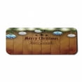 thumbnail image 1 of Christmas Computer Mouse Pad, Wooden Setting with Grey Balls Fairy Tale Setting and Pine Tree Twigs Wishes Theme, Rectangle Non-Slip Rubber Mousepad Large, 31" x 12" Gaming Size, Brown, by Ambesonne, 1 of 2
