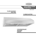 Cosmo UC30 30Inch Range Hood and Over Stove Vent Light