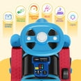 thumbnail image 4 of JOYLDIAS 12V 2 Seater Toy Ride on Train with Music, Train Honk, Lights, High/Low Speed and Storage, Blue, 4 of 8