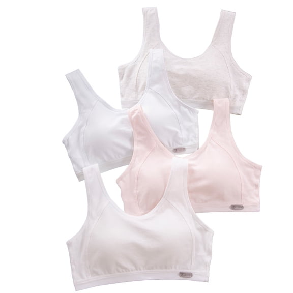 LYMAYTER Teens Girls Seamless Sports Bra 12-15 Training Top Lightweight Comfort‌ M-4XL