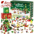 thumbnail image 3 of Caja de regalo de bloques de construcción de la serie navideña 2025 para niños Calendario de adviento navideño de 24 días Modelo de ladrillos de Papá Noel Cascanueces DIY, 3 of 5