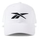 thumbnail image 1 of Gorra de béisbol Reebok Vector Snapback de 6 paneles blanca unisex, 1 of 5