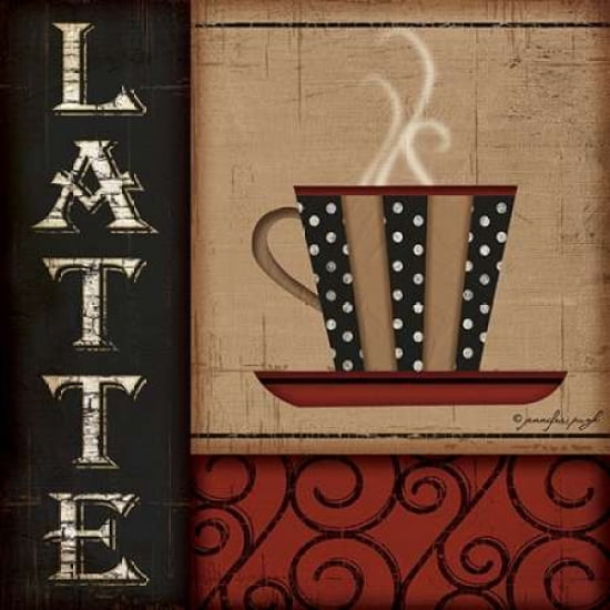 Latte Canvas Art -