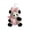 Pink rabbit panda_Bag hanging, variant on Cute Plush Panda Keychain Ornament Lovely Pendant Phone Decoration Back Clip