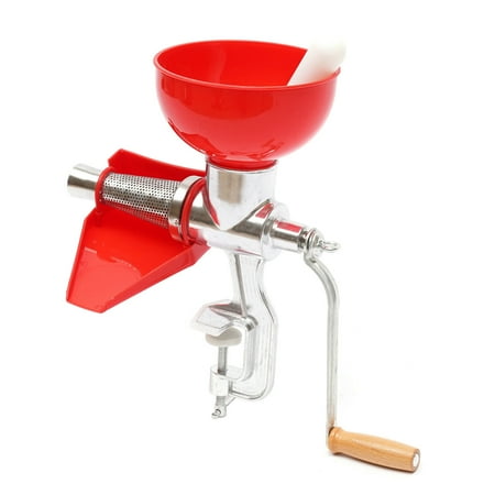 

HiKaRiGuMi 13 Hand Crank Juice Manual Juicer Cranking Tomato Sauce Maker Juice Extractor Red