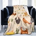 thumbnail image 2 of Chicken Blanket Gifts for Kids Adults Soft Warm Lightweight Cozy Cute Chick Hens and Roosters Throw Blankets for Bed Living Room Sofa Couch Farmhouse Decor 50x60in, 2 of 6