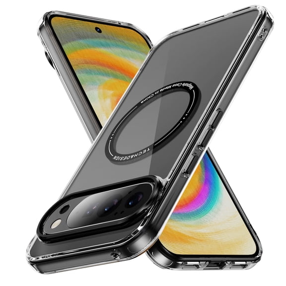 ANTSHARE Magnetic Clear for Google Pixel 11 / Pixel 11 Pro, Anti-Yellowing Transparent Military Drop Protective for Pixel 11 / Pixel 11 Pro Case