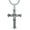 Silver Texture Crucifix, variant on 925 Sterling Silver Cross Pendant Necklace Cross Jewelry for Men