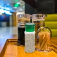 thumbnail image 5 of NICEXMAS 12Pcs Green Plastic Pepper Shakers with Removable Lid for Coarse Spices, 5 of 8